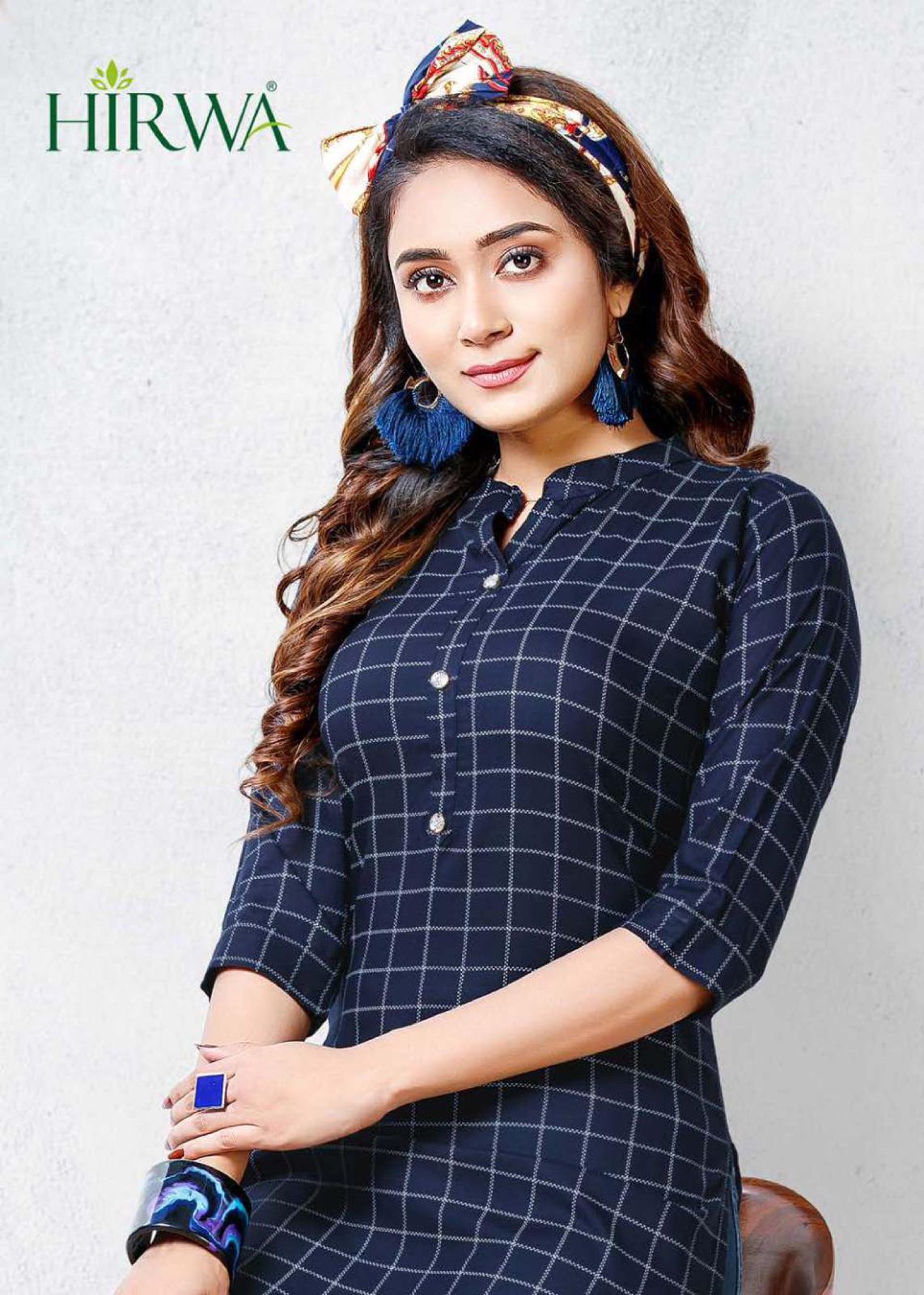 Hirwa Marvel 3 Ethnic Wear Rayon Printed Designer Kurti Collection
