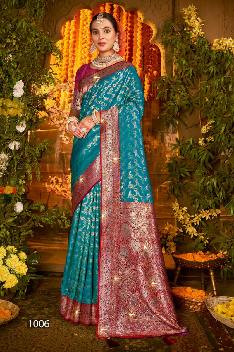 Gulaab Silk Saroski Vol 2 By Saroj Festive Wear Silk Saree Wholesale Clothing Suppliers In India