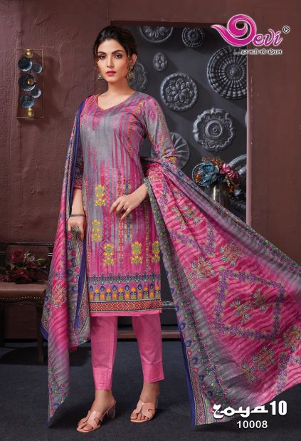 Devi Zoya 10 Casual Daily Wear Cotton Printed Dress Material Collection