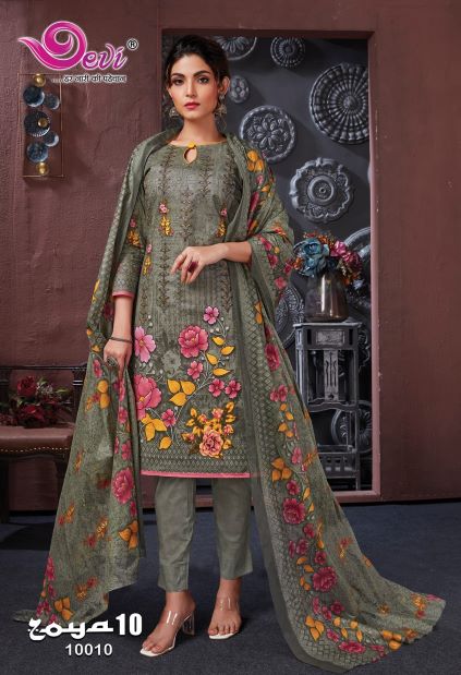 Devi Zoya 10 Casual Daily Wear Cotton Printed Dress Material Collection