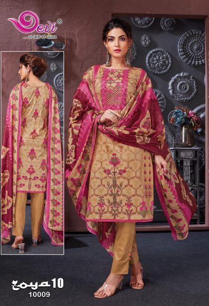 Devi Zoya 10 Casual Daily Wear Cotton Printed Dress Material Collection
