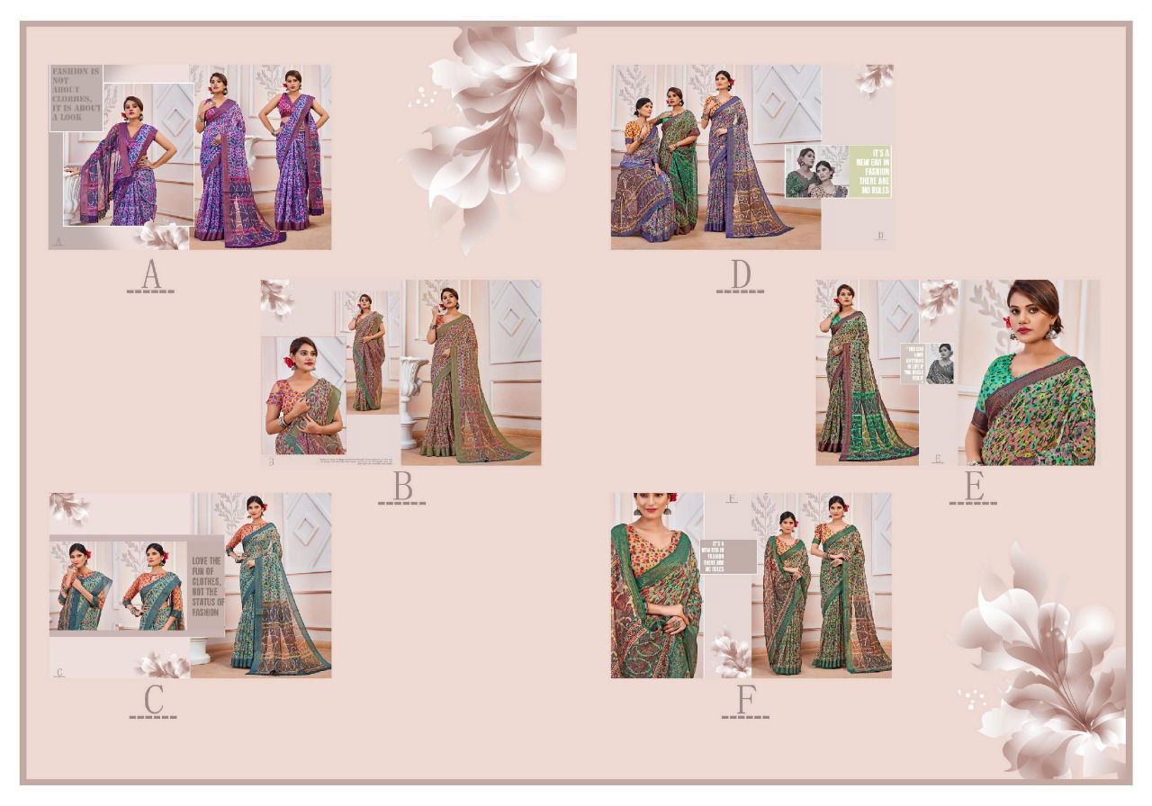 Ynf Konigin Cotton Casual Wear Digital Printed Ltaest Saree Collection