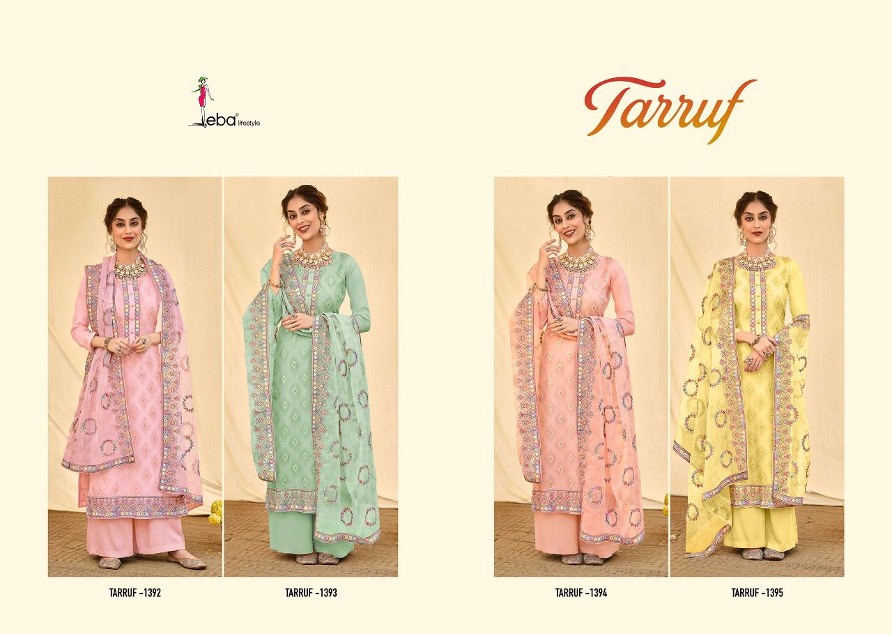 Eba Tarruf New Embroidery Fancy Festive Wear Designer Salwar Kameez Collection