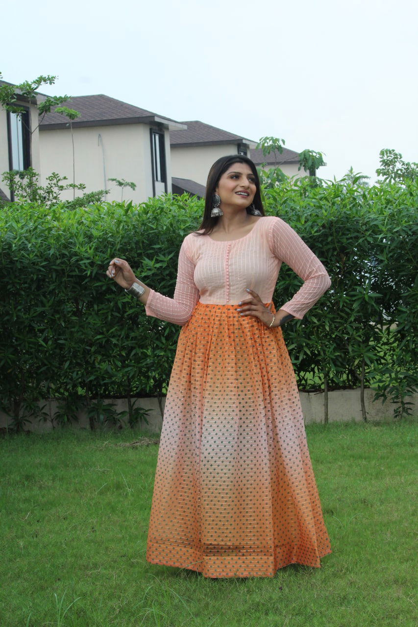Spsc 9001 Latest Designer Printed Georgette Festive Wear Gown Collection