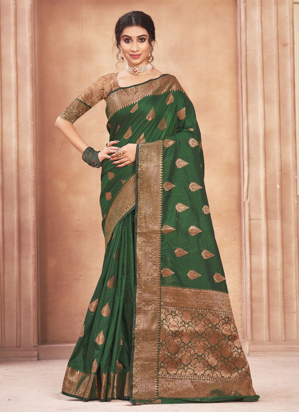 Sangam Aura Silk 2 Ethnic Wear Cotton Silk Designer Saree Collection 