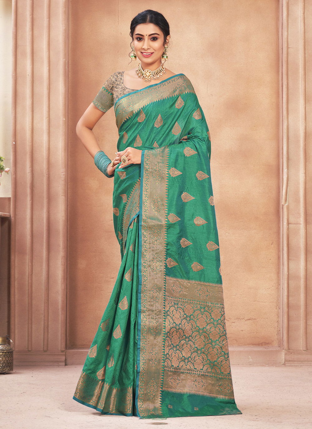 Sangam Aura Silk 2 Ethnic Wear Cotton Silk Designer Saree Collection 