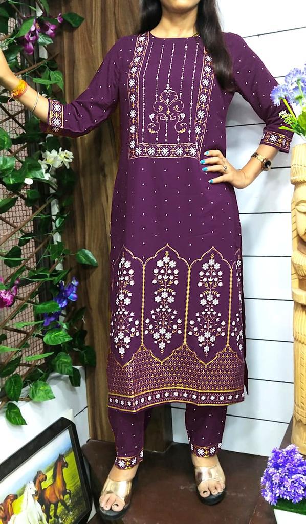Shubh 9 Beautiful Cotton Printed Wholesale Kurti With Pant Collection