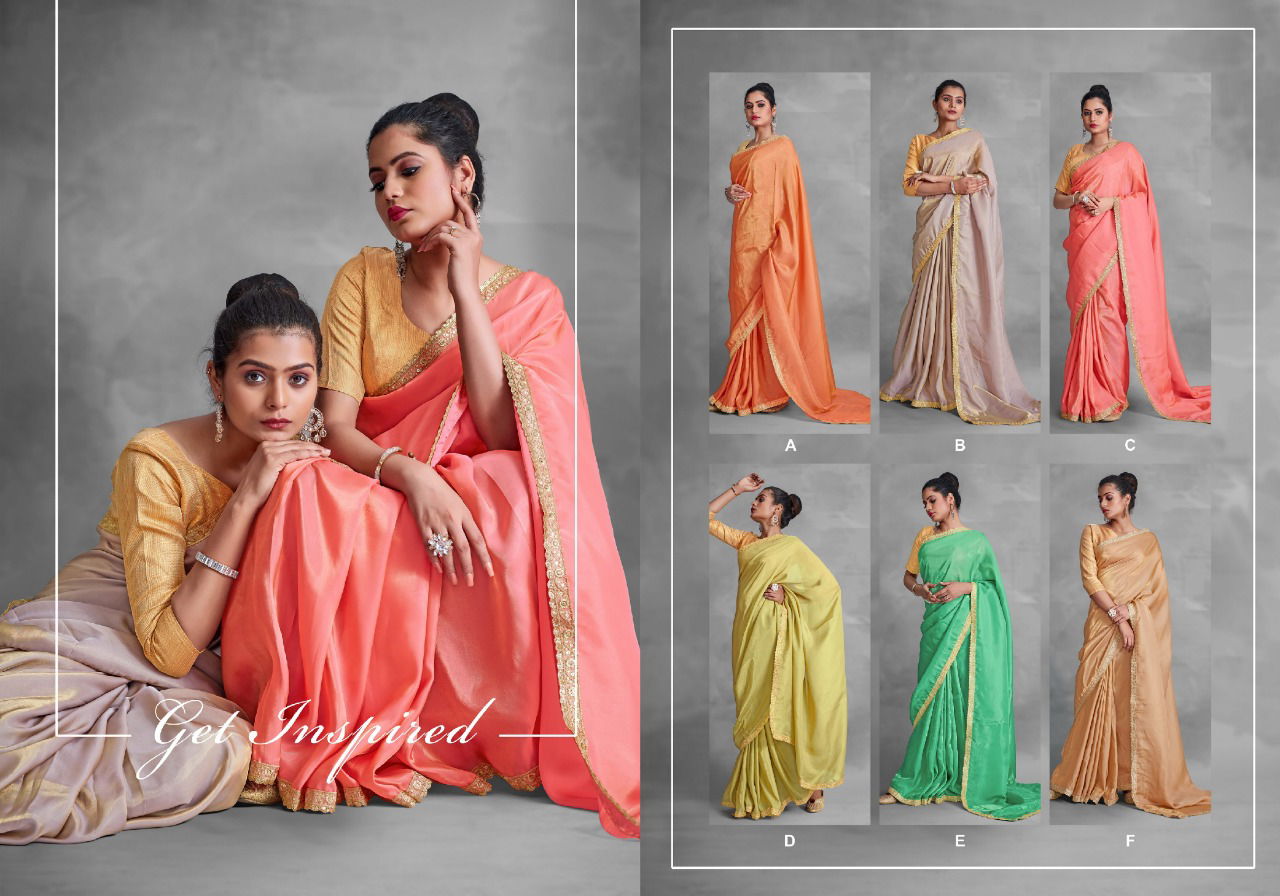 Ynf Aamran Organza Satin New Fancy Exclusive Wear Saree Collection