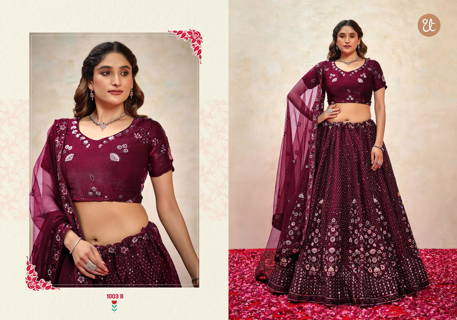 Elegance Vol 1 By Tt Fendy Silk Designer Lehenga Choli Wholesale Online