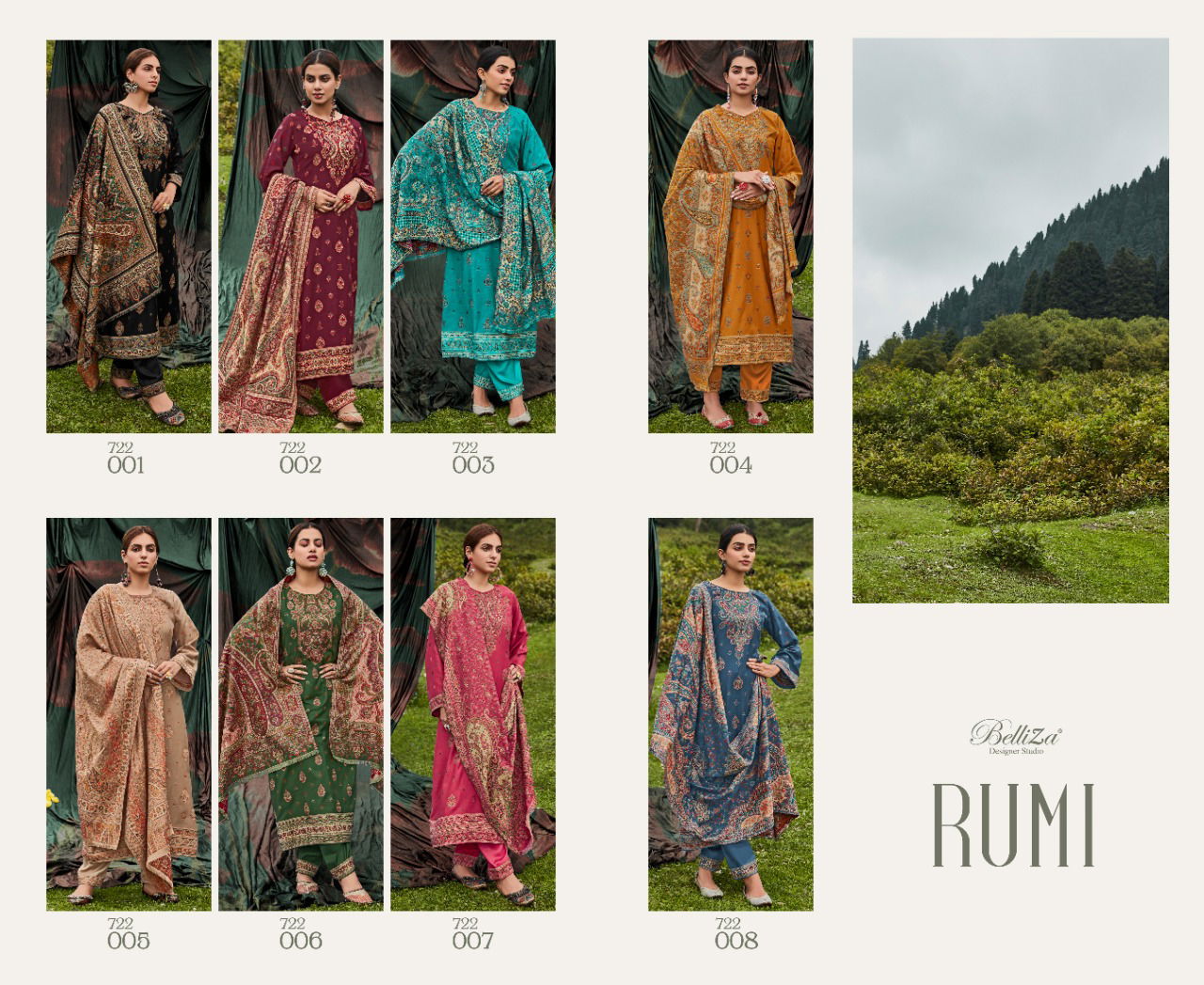 Belliza Rumi New Designer Fancy Festive Wear Winter Collection