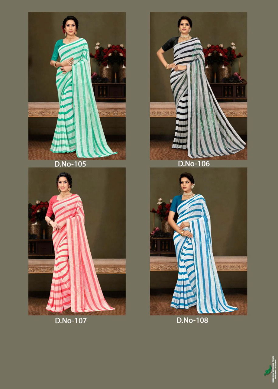Ynf Patta Digital Stylish Party Wear Weightless Latest Designer Saree Collection