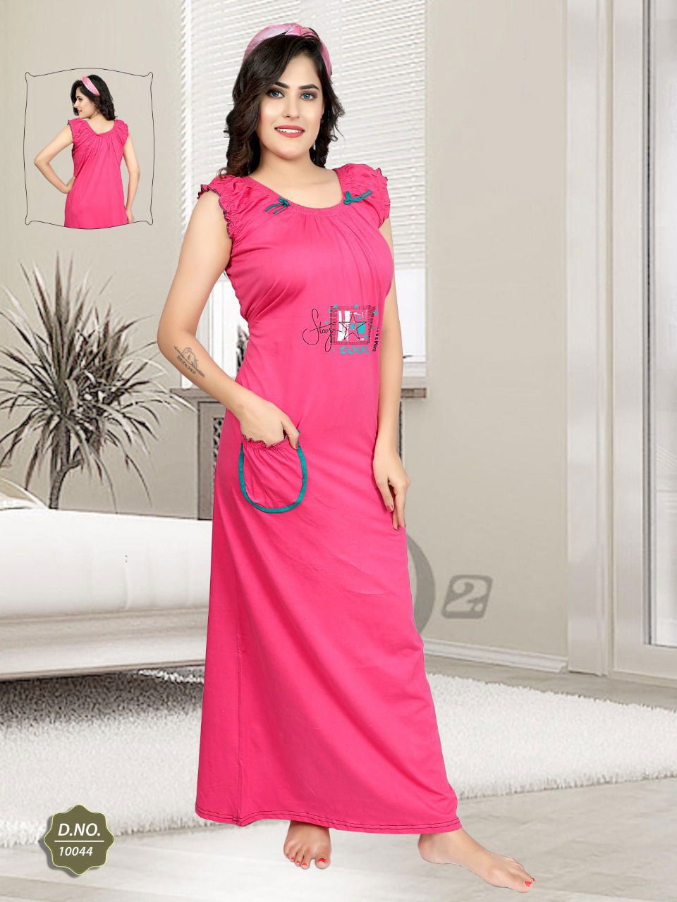 Sinker nighty 1 Latest comfortable Night Wear Collection   