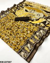 Rajyog Kashmira Mulmul Soft Cotton Kalamkari Zari Printed Saree Exporters In India