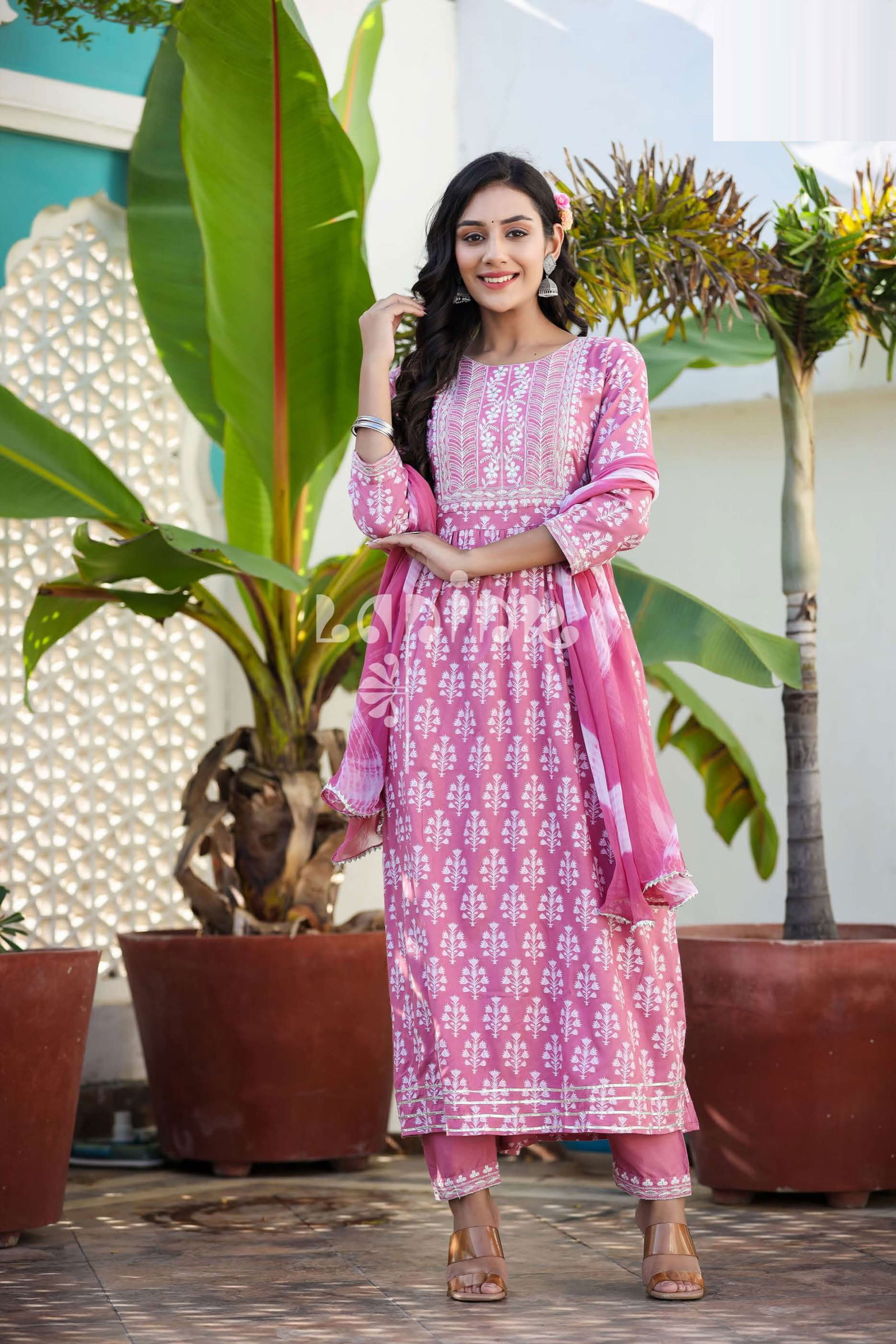 Lapink Nyra 1 Fancy Festive Wear Designer Rayon Ready Made Suit Collection
