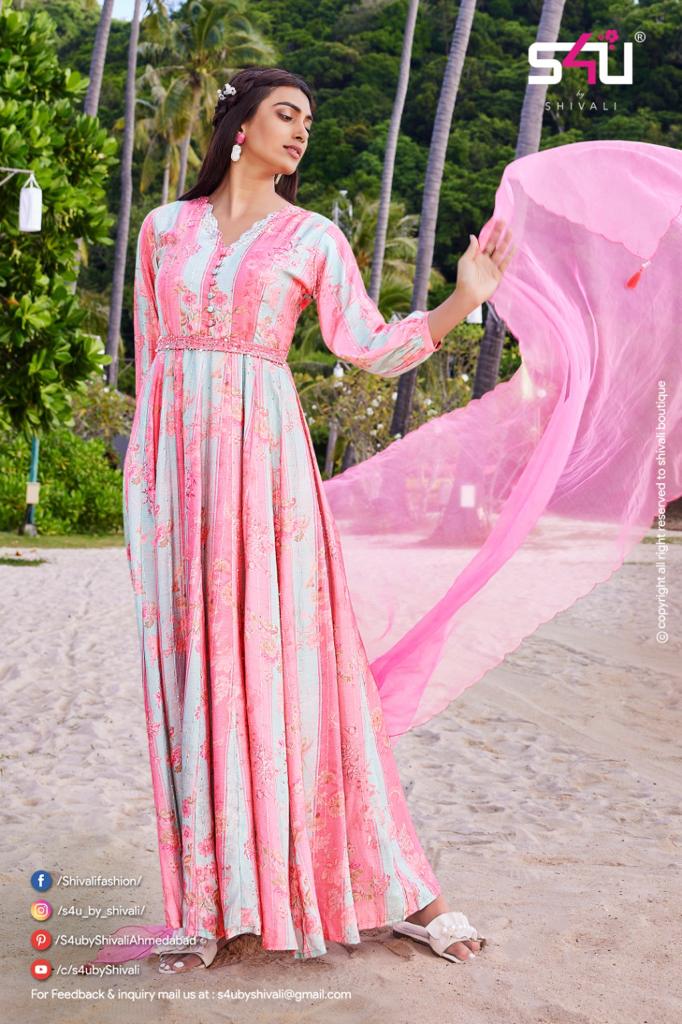 S4u Masakali 1 Festive Wear Wholesale Kurti With Dupatta