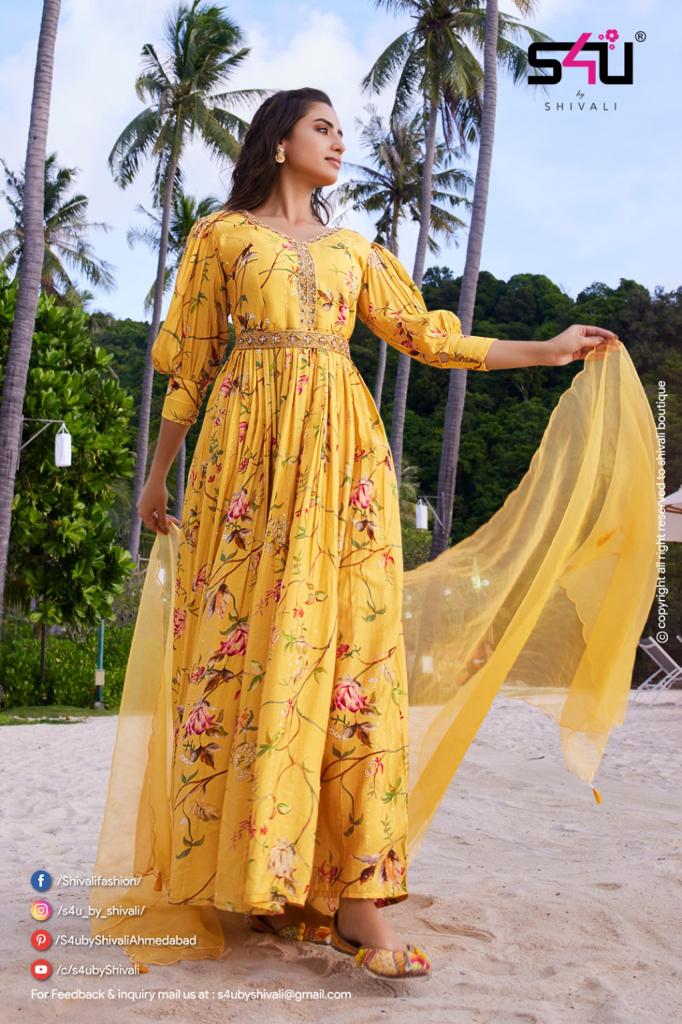 S4u Masakali 1 Festive Wear Wholesale Kurti With Dupatta