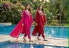 KF 4108 Kalaai Roman Silk Embroidery Kurti With Bottom Dupatta
