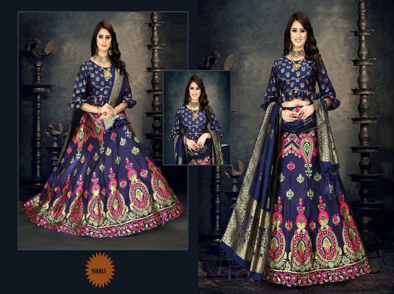 Navya 2 Exclusive Designer Banarasi Silk Festival Wear Lehenga Collection

