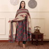 Dhruvi 329 Viscose Printed Surat Anarkali Kurtis With Bottom Dupatta Wholesale Market