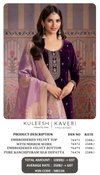 Kaveri By Vinay Kuleesh Velvet Embroidery Online Salwar Kameez Wholesale