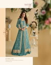 Tulip By Sayuri Designer Chinon Silk Embroidered Indo Western Wholesale Price In Surat