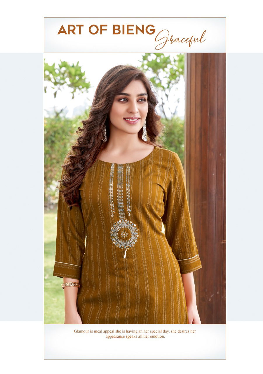 Shalinee Fancy Festive Wear Heavy Designer Pure Cotton Kurti