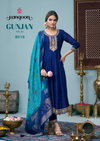 Gunjan Vol 3 By Rangoon Silk Embroidery Anarkali Kurtis Set Suppliers In India