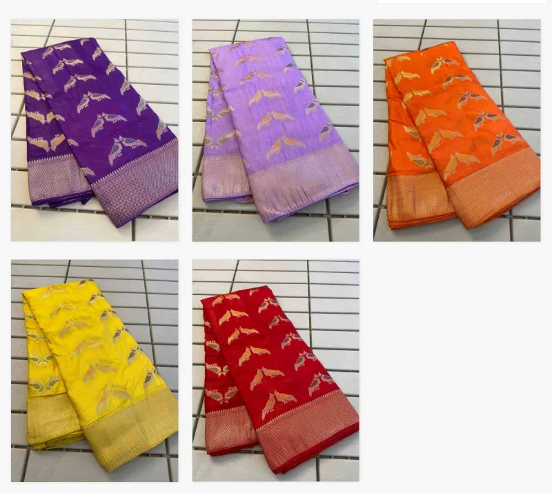 Kc 315 Traditional Wear Stylish Silk Saree Wholesale Market Surat