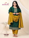Plus Zuri By Aanchi Vichitra Silk Wholesale Kurti With Bottom Dupatta In India