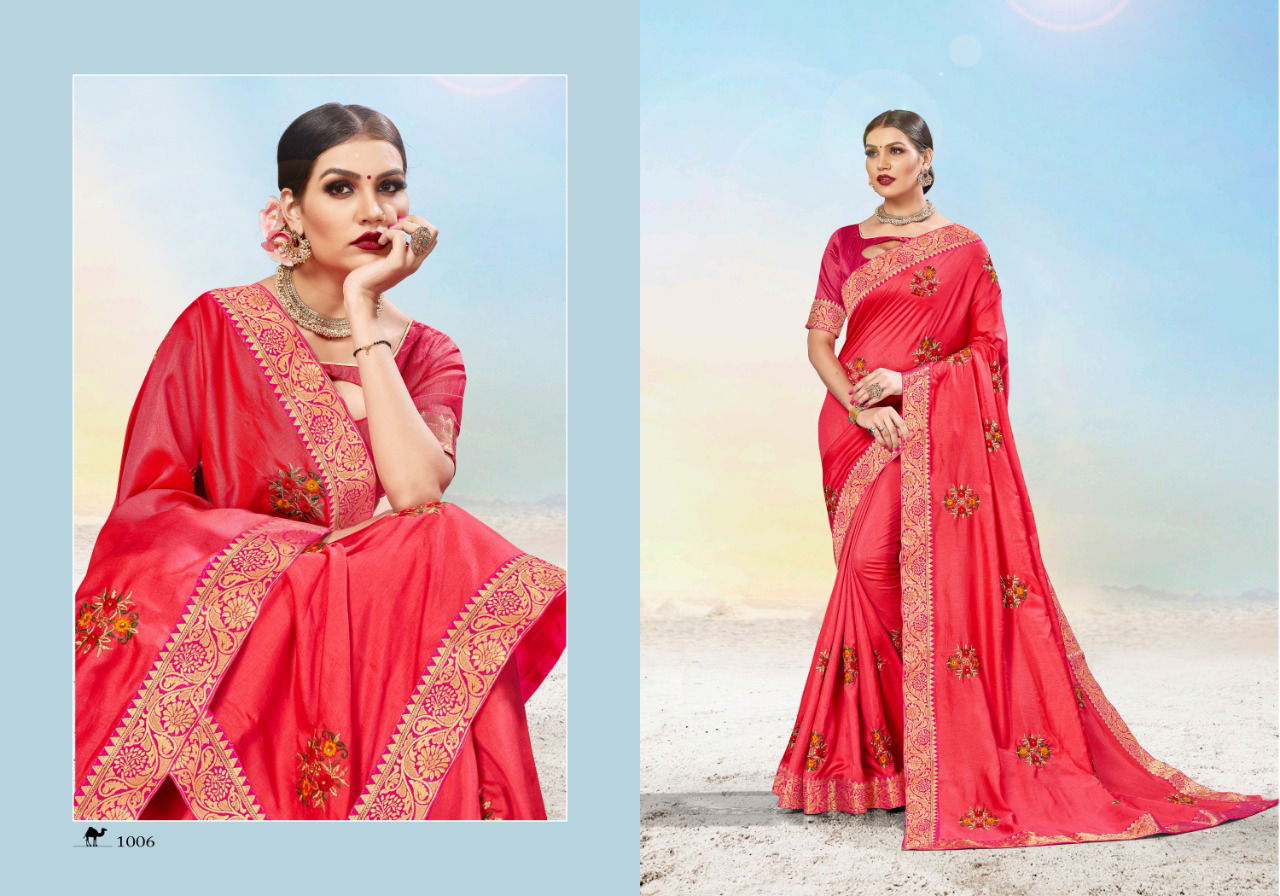 Ronisha Magical Exclusive Designer Festive Wear Vichitra Silk Sarees Collection
