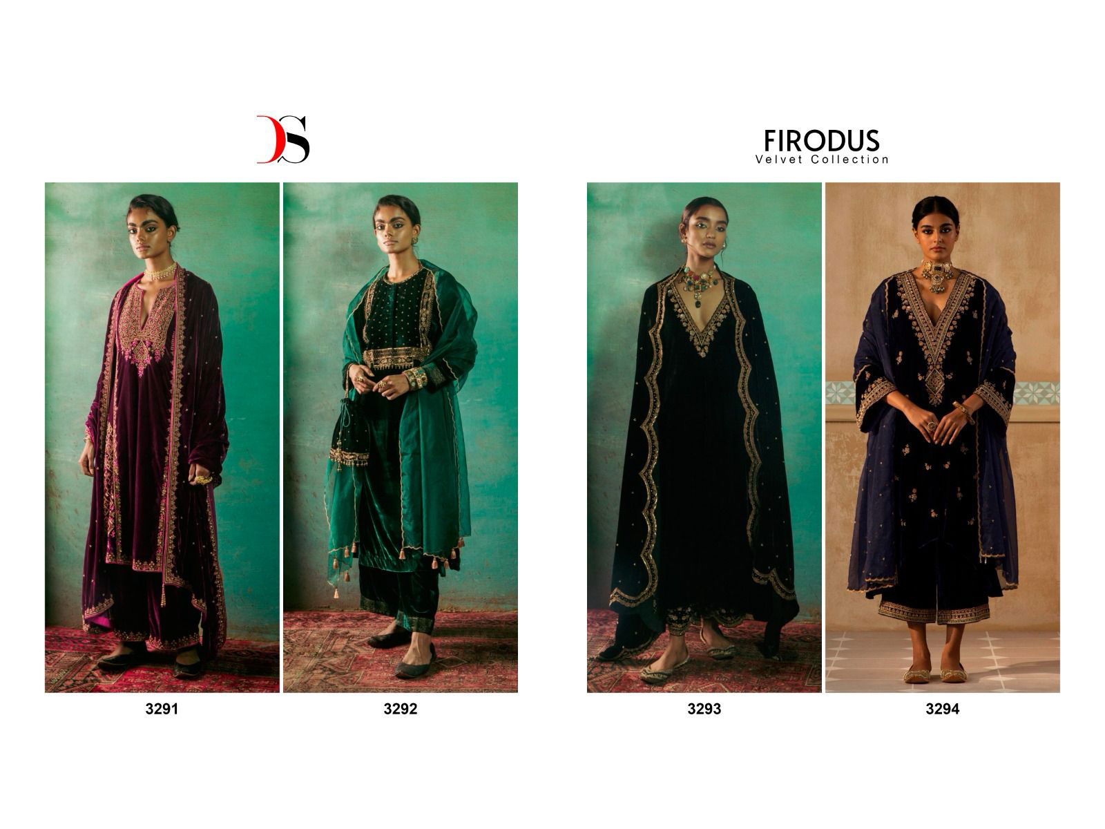 Firodus By Deepsy Winter Wear Velvet Designer Salwar Suits