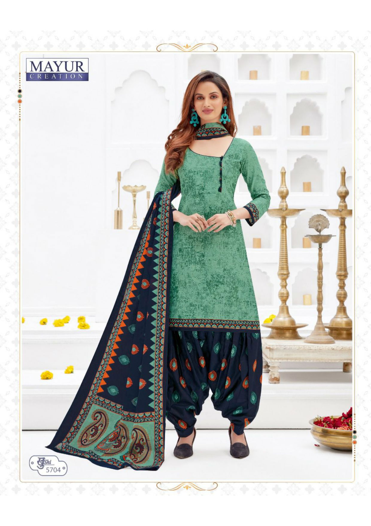 Mayur Creation Khushi 57 Cotton Printed Casual wear Dress Material Collection
