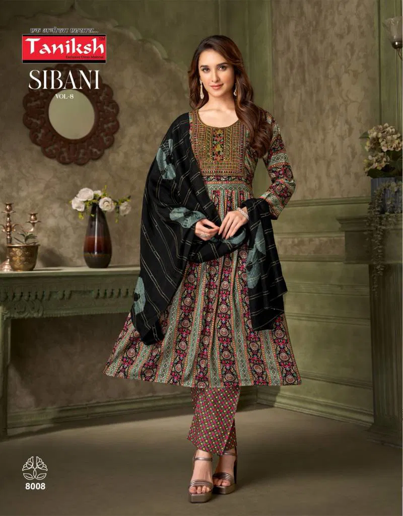 Sibani Vol 8 By Taniksh Rayon Printed Online Kurti With Bottom Dupatta Wholesale