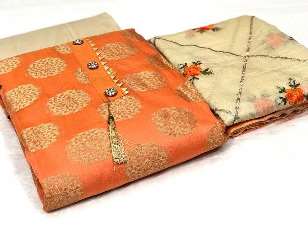 Rnx Modal Jacquard 1 Latest Fancy Casual Regular Wear Designer Dress Material Collection
