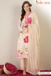 Indo Era 2576 Linen Printed Kurti Bottom With Dupatta Wholesale Market Surat