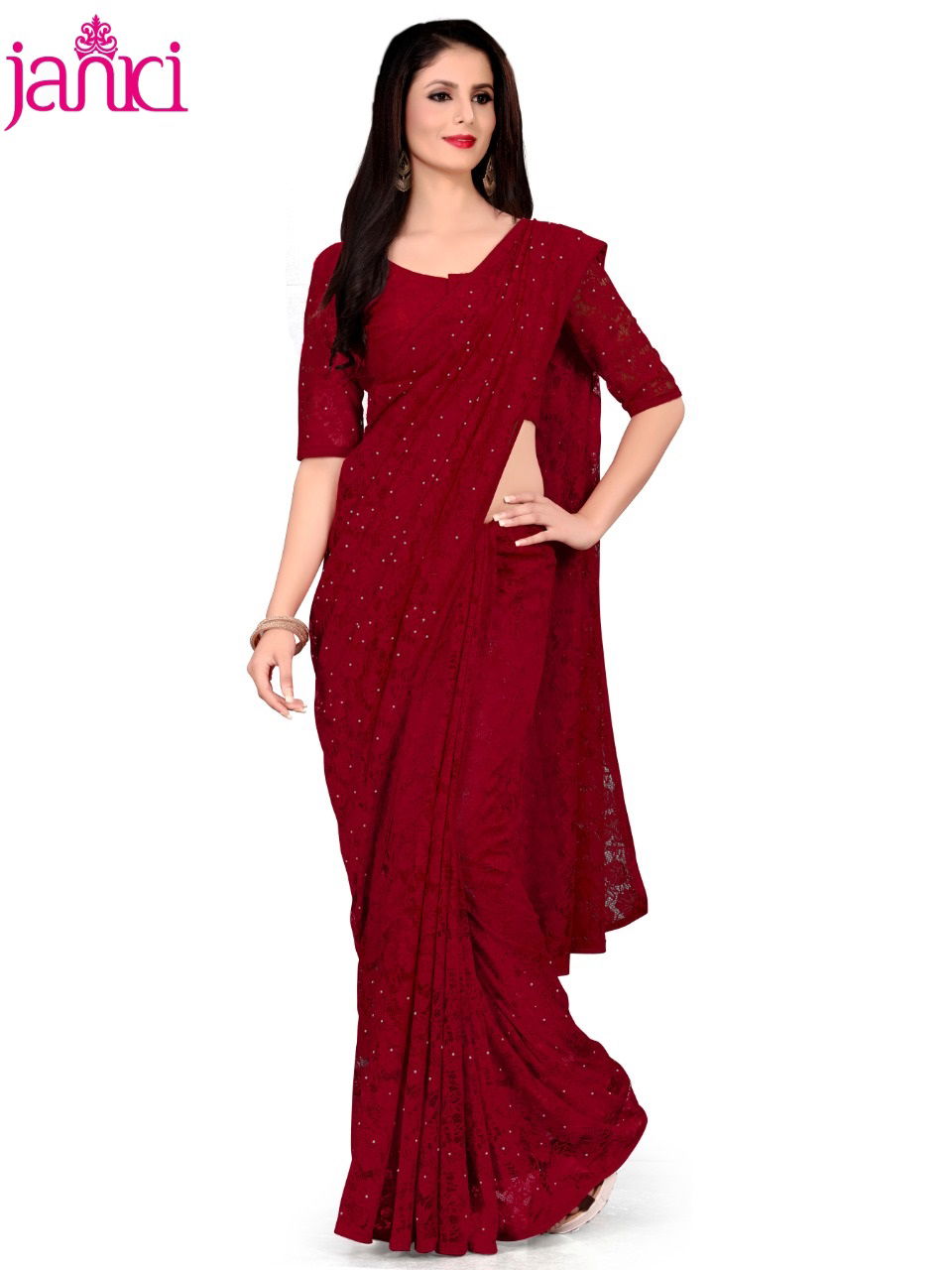 Full Net Designer Stylish Party Wear Saree Collection 