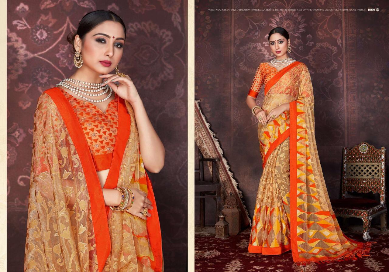 SHUBH SHREE STELLA Latest Heavy Designer Wedding Wear Orgenza Sartin Brasso with Dispro and foil with Jhalar