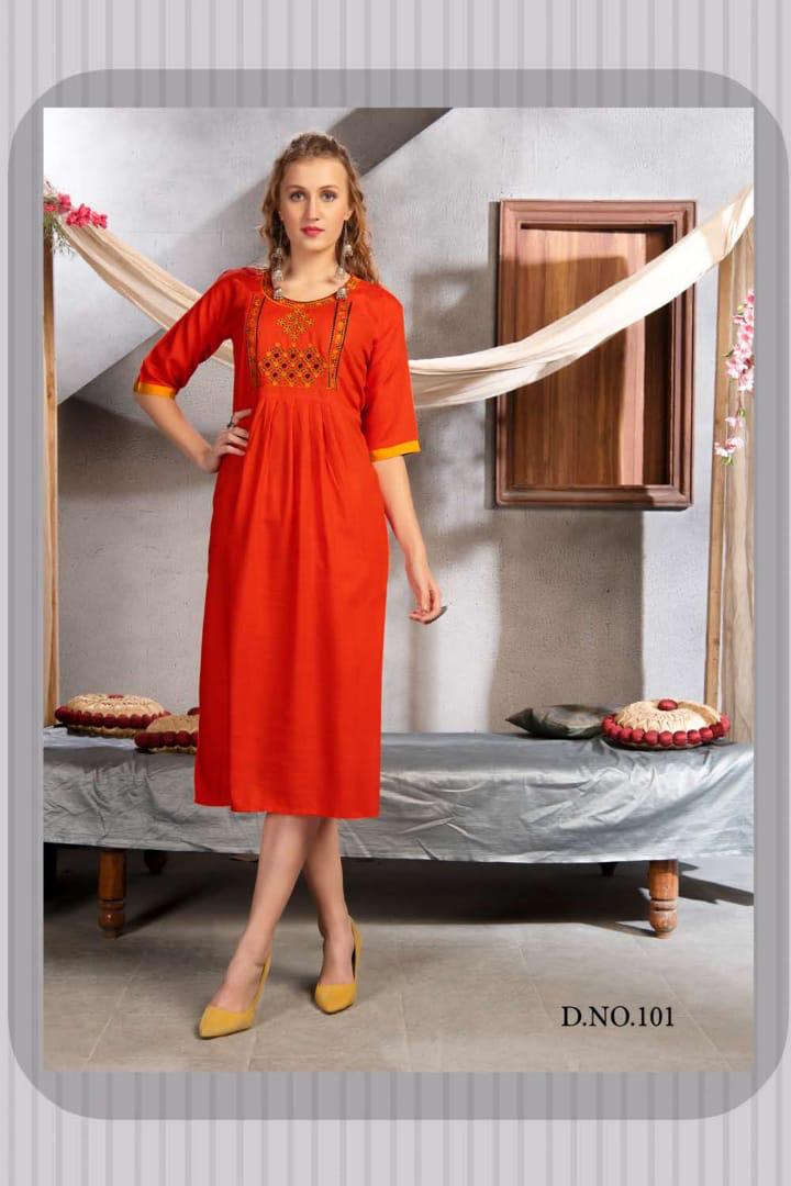 Ft Saheli Launch New Design Daily Wear Heavy Rayon Kurtis