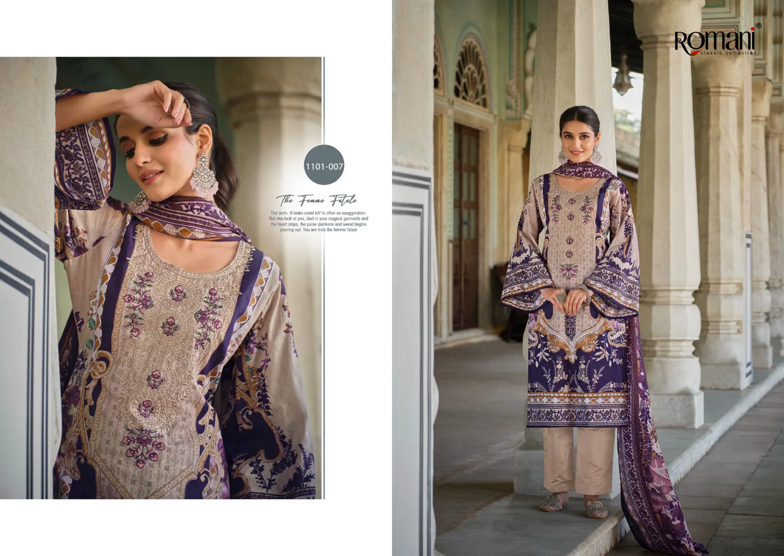 Aarzu Vol 17 By Romani Soft Cotton Printed Dress Material Orders In India