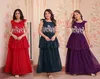 KA 1175 Faux Blooming Beads Embroidery Gown Wholesale Shop In Surat
