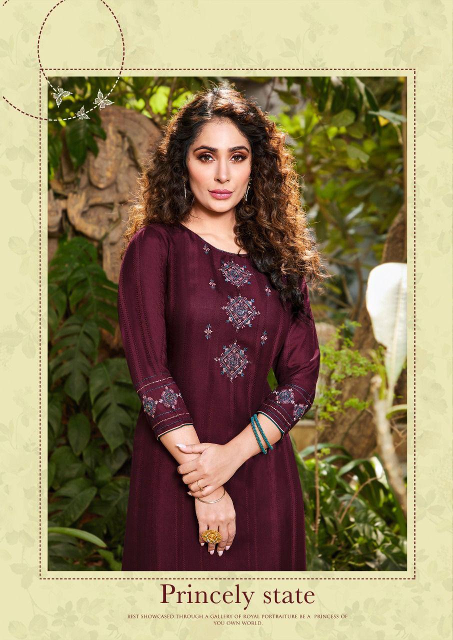 Ladies Flavour Saanvi 3 New Designer Fancy Party Wear Kurti With Bottom Collection