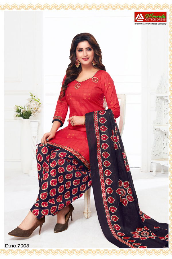 Amruta Patiyala House 7 New Latest Designer Printed Cotton Dress Material Collection 