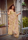 Taranika By Sanskar Tex Prints Sartin Chiffon Casual Saree Wholesale Suppliers In Mumbai