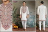 The Fusion Fits 1 by Shubhvastra Viscose Silk Mens Kurta Wholesale Price In Surat