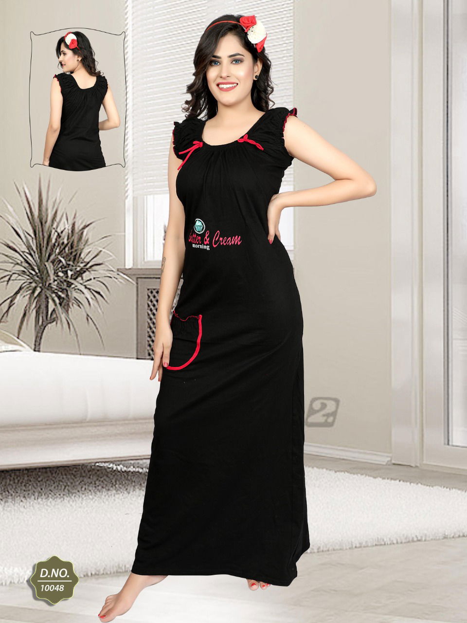 Sinker nighty 1 Latest comfortable Night Wear Collection   