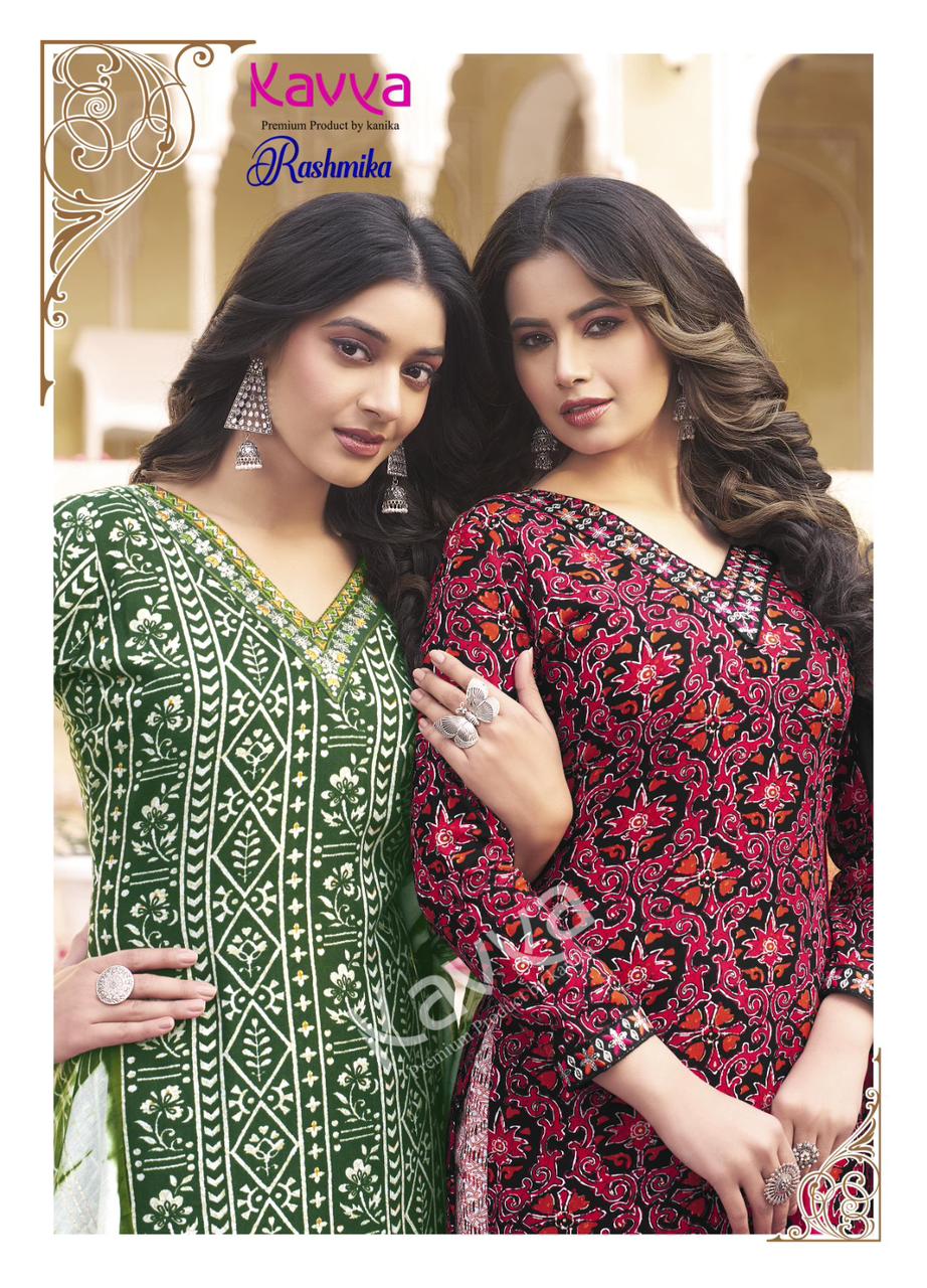 Kavya Rashmika Vol 1 Printed Straight Kurti With Bottom Dupatta Wholesale Clothing Suppliers In India