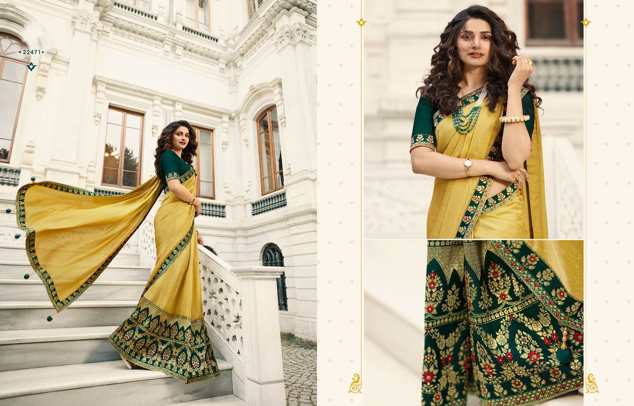 Latest Designer Plain Saree With Beautiful Designer Jacquard Border Party Wear Silk Saree Collection 
