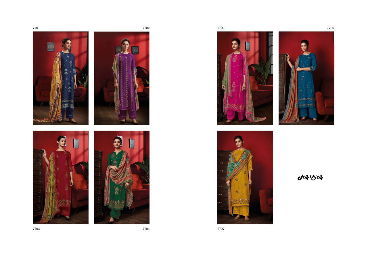 Jay Vijay Dastoor Festive Wear Wholesale Dress Material Catalog