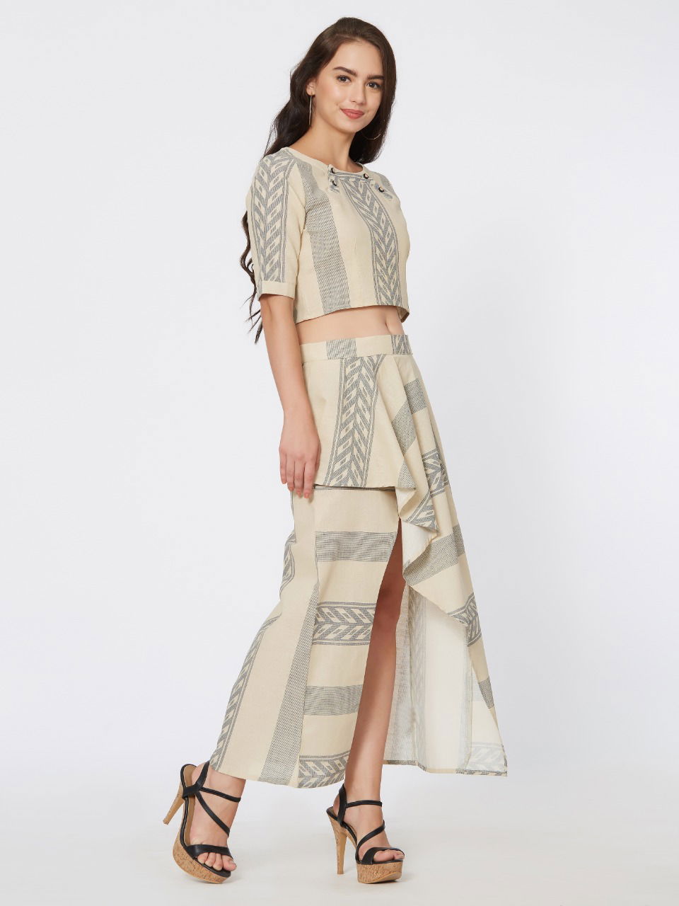 Ecex 1300 Casual Wear Latest Desingner Western Tops With Bottom Size Set Collection

