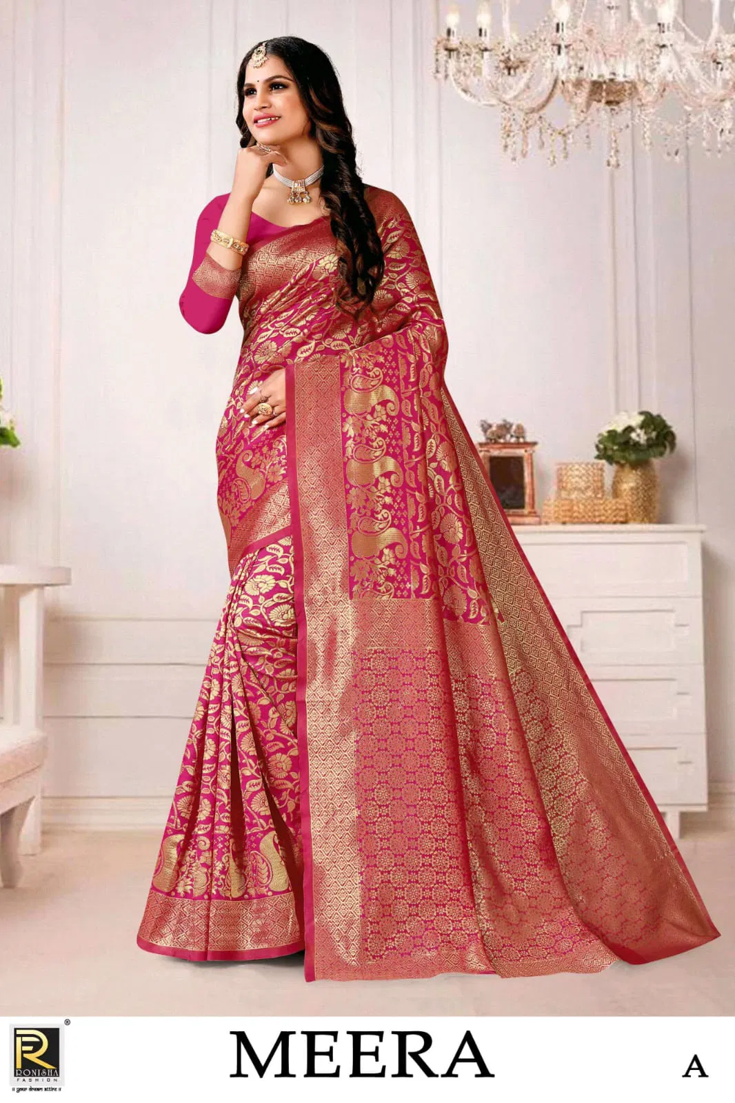 Ronisha Meera Ethnic Wear Wholesale Designer Sarees Catalog